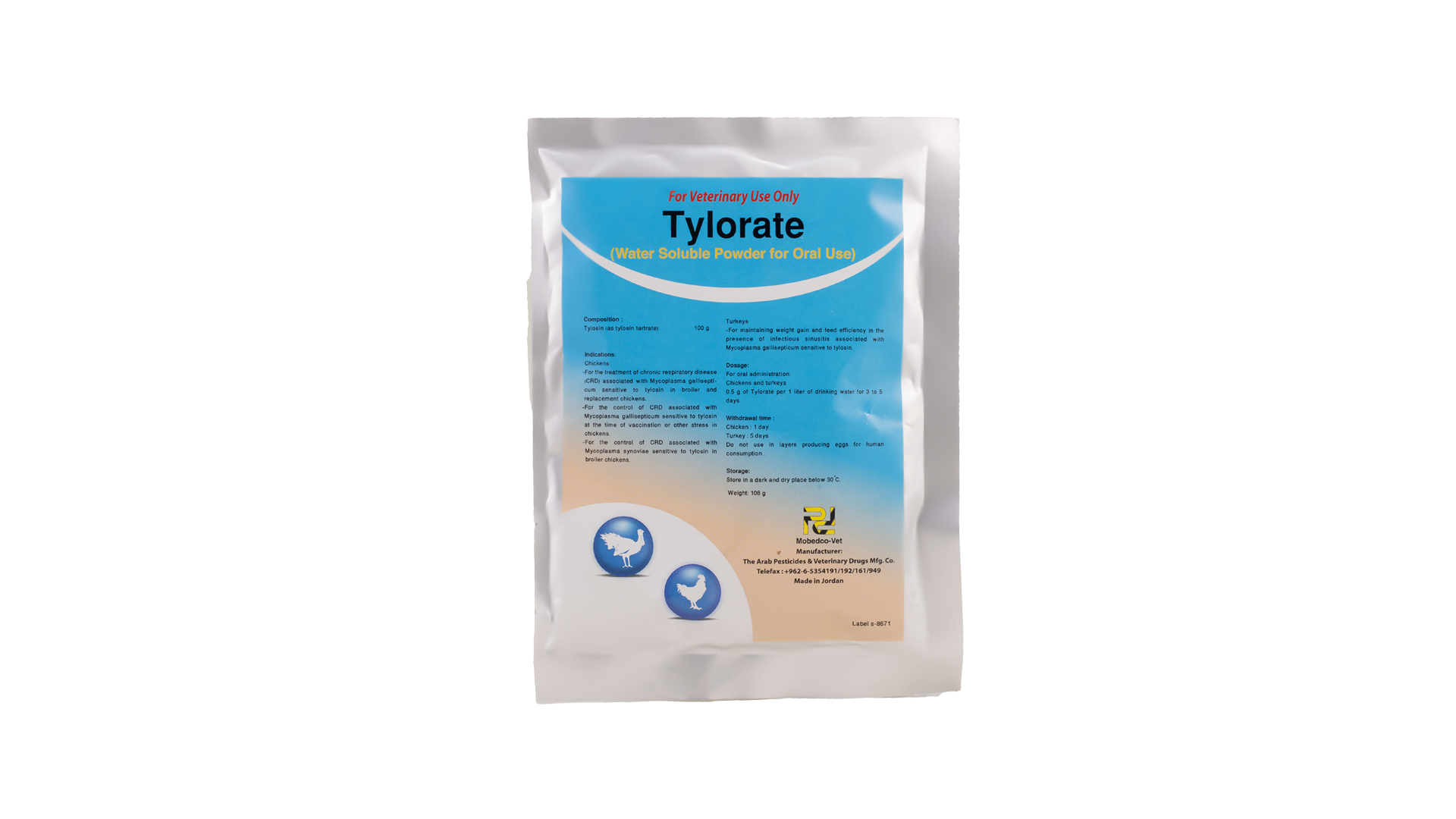Tylorate 100% granules